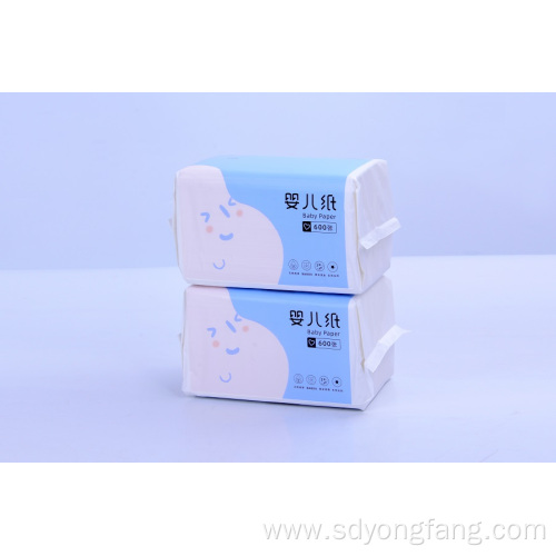 Baby Tissue Facial Sanitary Paper with Beautiful Blue Package